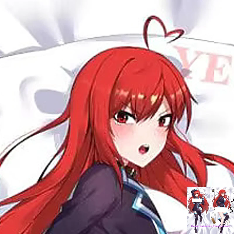 

Anime Dakimakura Pillow Red Hair 2-Side Print Pillowcase Hugging Body Cushion Cover Otaku Waifuristmas Decoration 2023