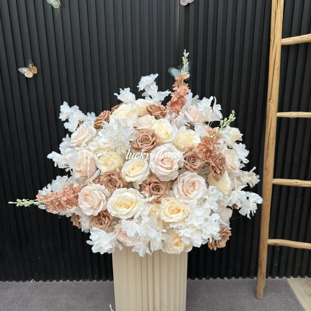 

Artificial Rose Flower Ball Wedding Decoration Table Centerpieces Flower Ball Road Lead Decor Accessories Floral Arrangements