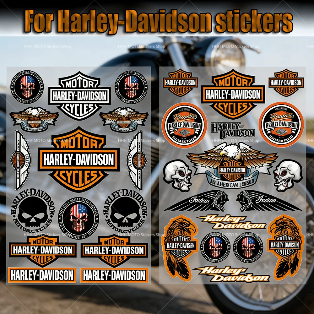 

Car Stickers Motorcycle Racing Laptop Helmet Luggage Surfing Camping Vinyl for Harley-Davidson Decal Waterproof PVC Stickers