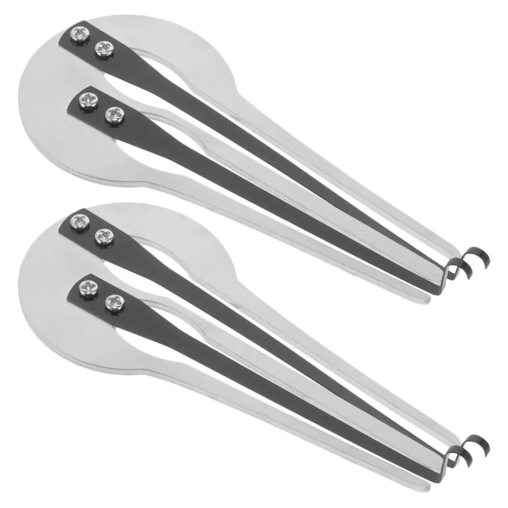

2 PCS Metal Musical Instrument Beginner Harp Jaw for Beginners Mini Instruments