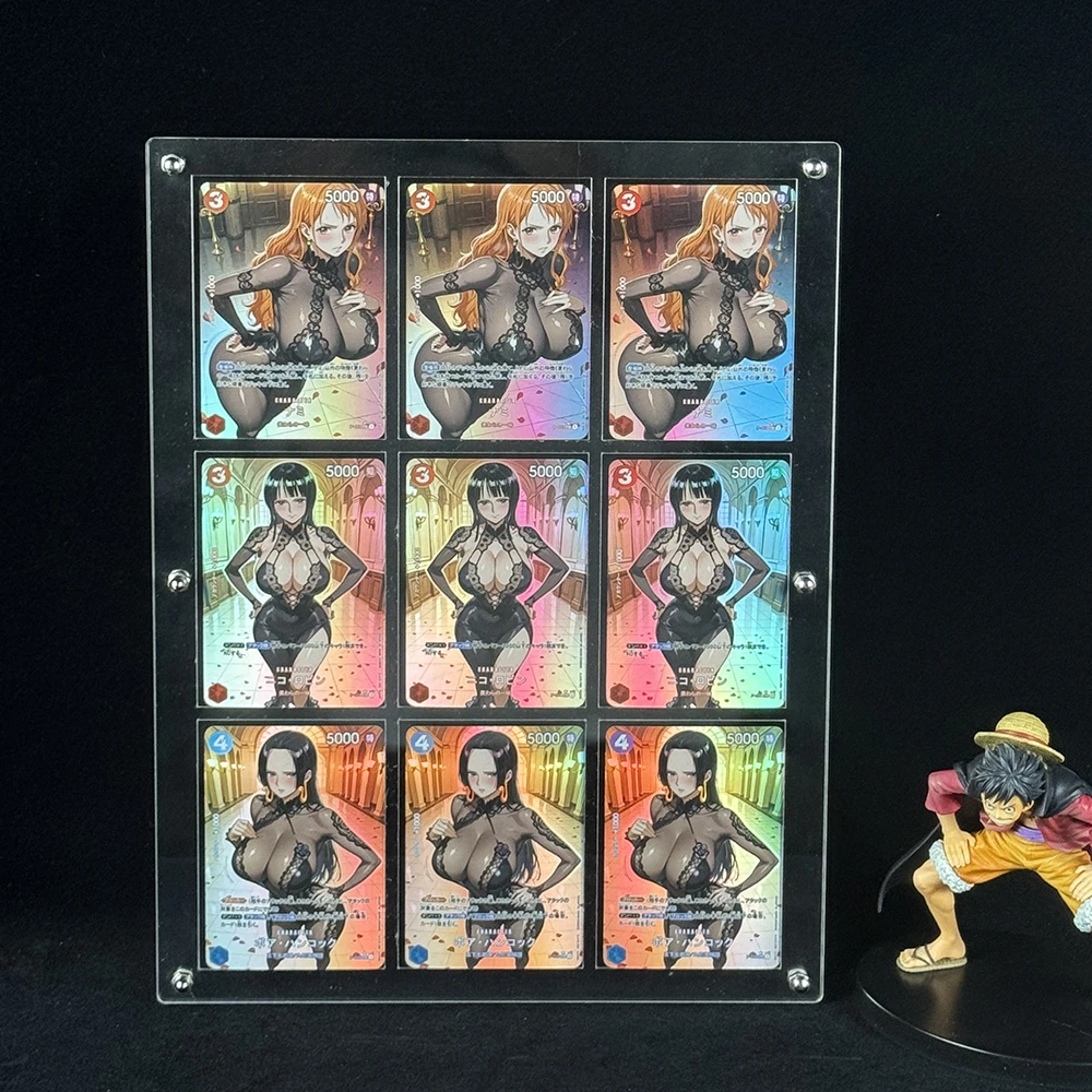 

3Pcs/set Anime OPCG Sexy Collection Card Yamato Nami Boa Hancock Nico Robin P-015 Sec Trading Flash Card Holiday Gifts