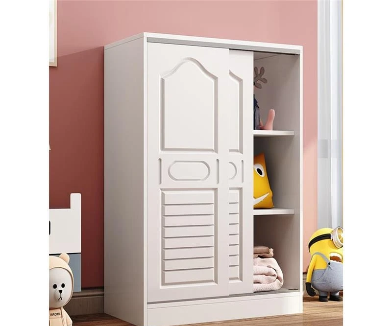 

Customizable children's wardrobe solid wood home bedroom small apartment