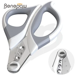 Benepaw Professional Pet Nail Clippers 3 Cutting Holes Cat Claw Trimmer Avoid Over Cutting Grooming Tool For Small Animals