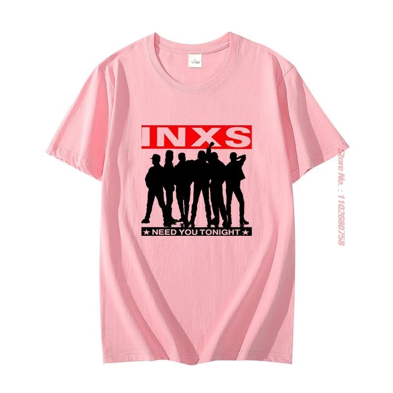 Inxs Need You Tonight Single Kick Michael Hutchense Rock Band Cotton O-Neck Tshirts Summer Harajuku Tees Tops Mens Clothes