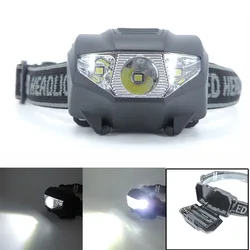 3W Powerful Mini Headlamp white Light LED Headlight 3-Mode Powered AAA Battery Head Torch Waterproof Camping Fishig Lantern u26