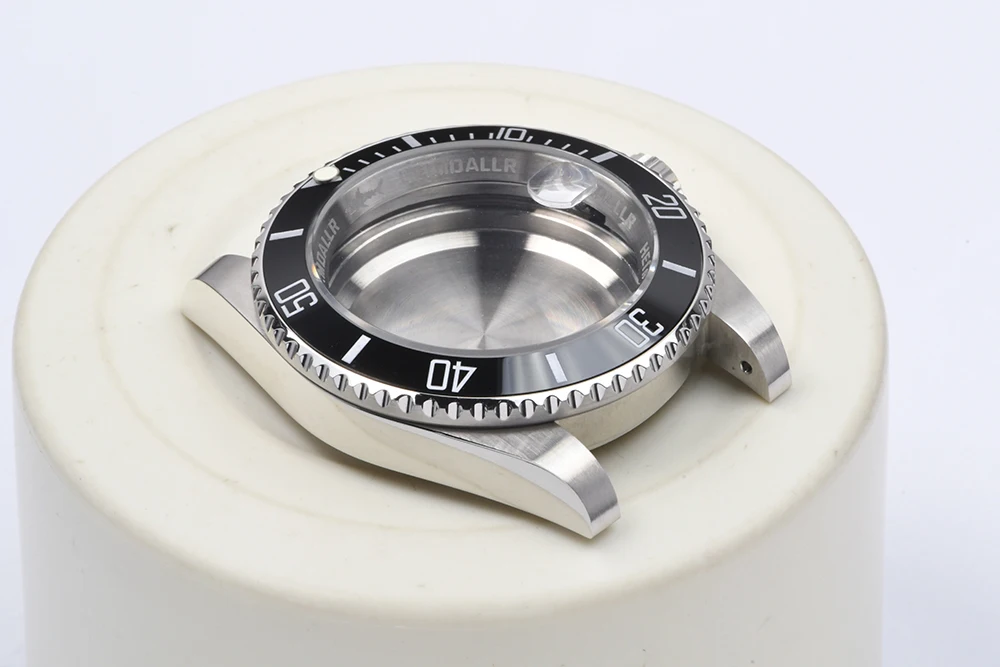 Stahlgehäuse GHOST C3 Leuchtendes Saphirglas Taucheruhrengehäuse für NH35/NH36 Automatikwerk Uhrenmod passend für Seiko Mod – Detail 4