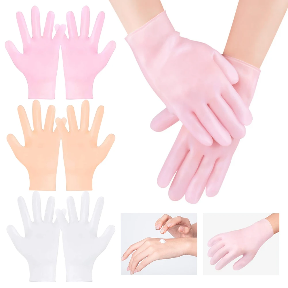 Silicone Moisturizing Gloves Anti-Slip Hands Peeling Gloves Preventing Dryness Dead Skin Remove Gloves Hand Care Tools