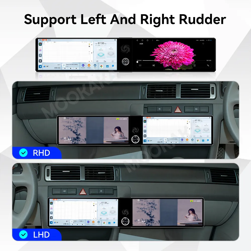 Qualcomm Android Radio For Audi A6 S6 RS6 1997~2004 Dual Screen GPS Multimedia Navigation Stereo Receiver player IPS Head Unit
