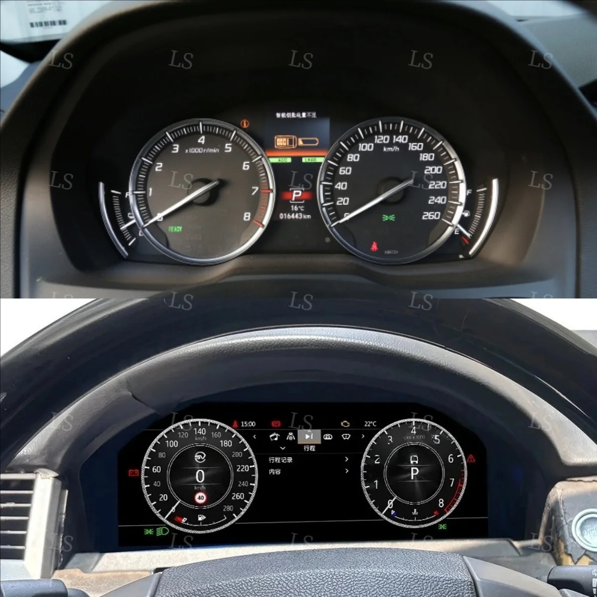 

Digital Cluster For Land Rover Discovery 3 2005-2009 Virtual Cockpit Speed Meter Unit Car Dashboard Display Instrument Screen