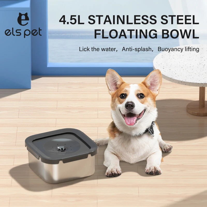 

Dog spill prevention design is convenient and easy to improve dog drinking water