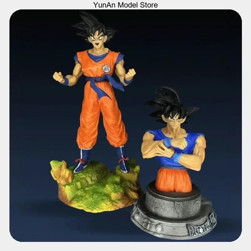 

Anime Figure Statue Model 33cm Dragon Ball Goku Standing Pose with Bust