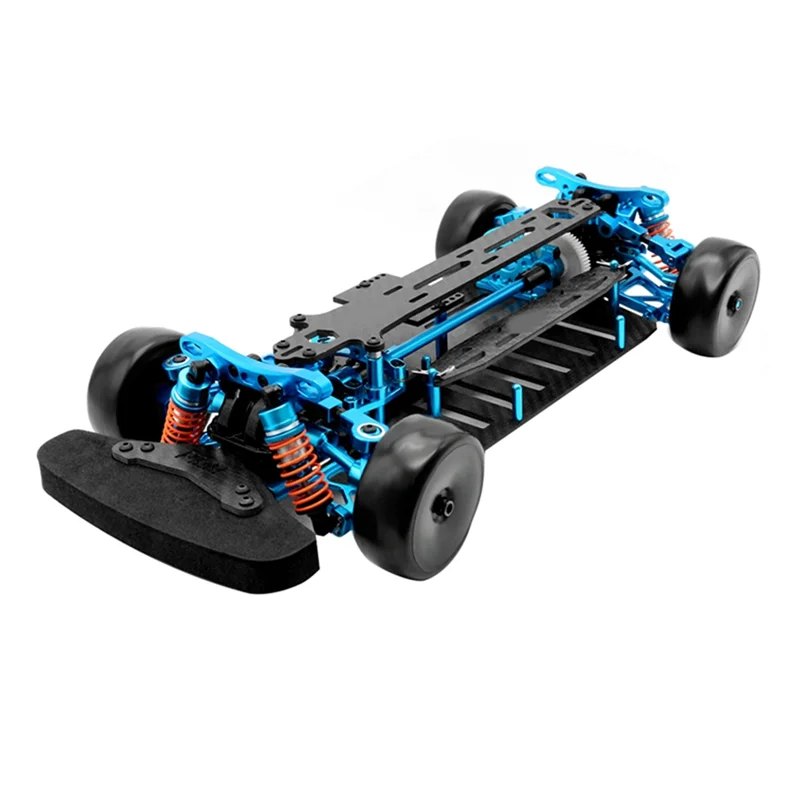 CS-1/10 TT02 KIT Frame, Complete Modification, Carbon Brazed Chassis, Metal Replacement Parts Accessories Frame, DIY Upgrade