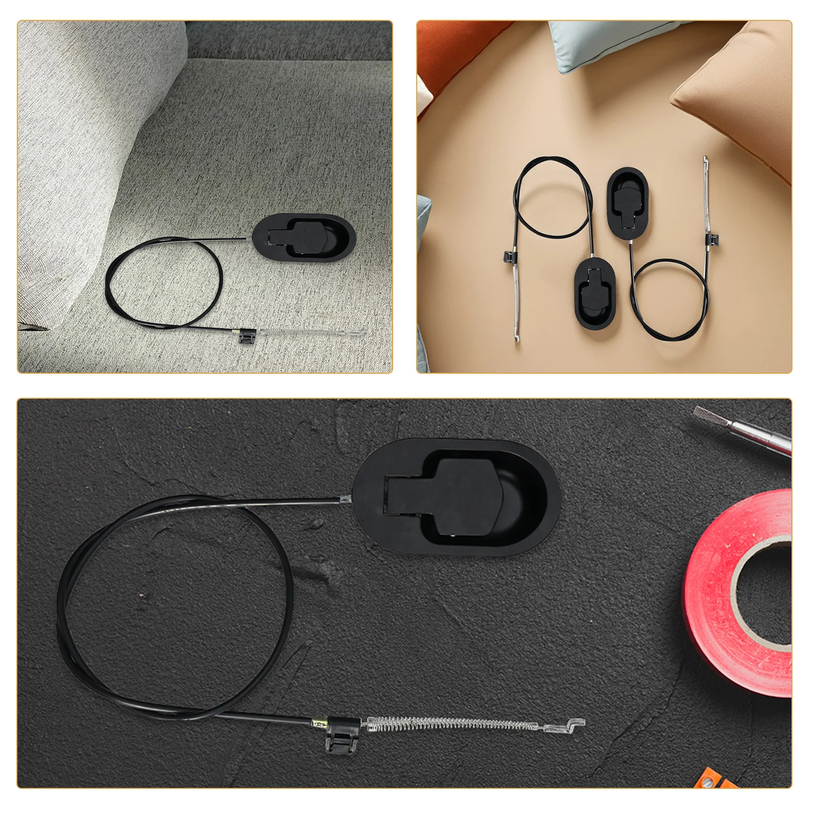 2 قطعة كرسي معدني قوي مقبض سحب 96 سنتيمتر كابل للأرائك الأرائك الكراسي بما في ذلك كراسي الطاقة كرسي استبدال أجزاء