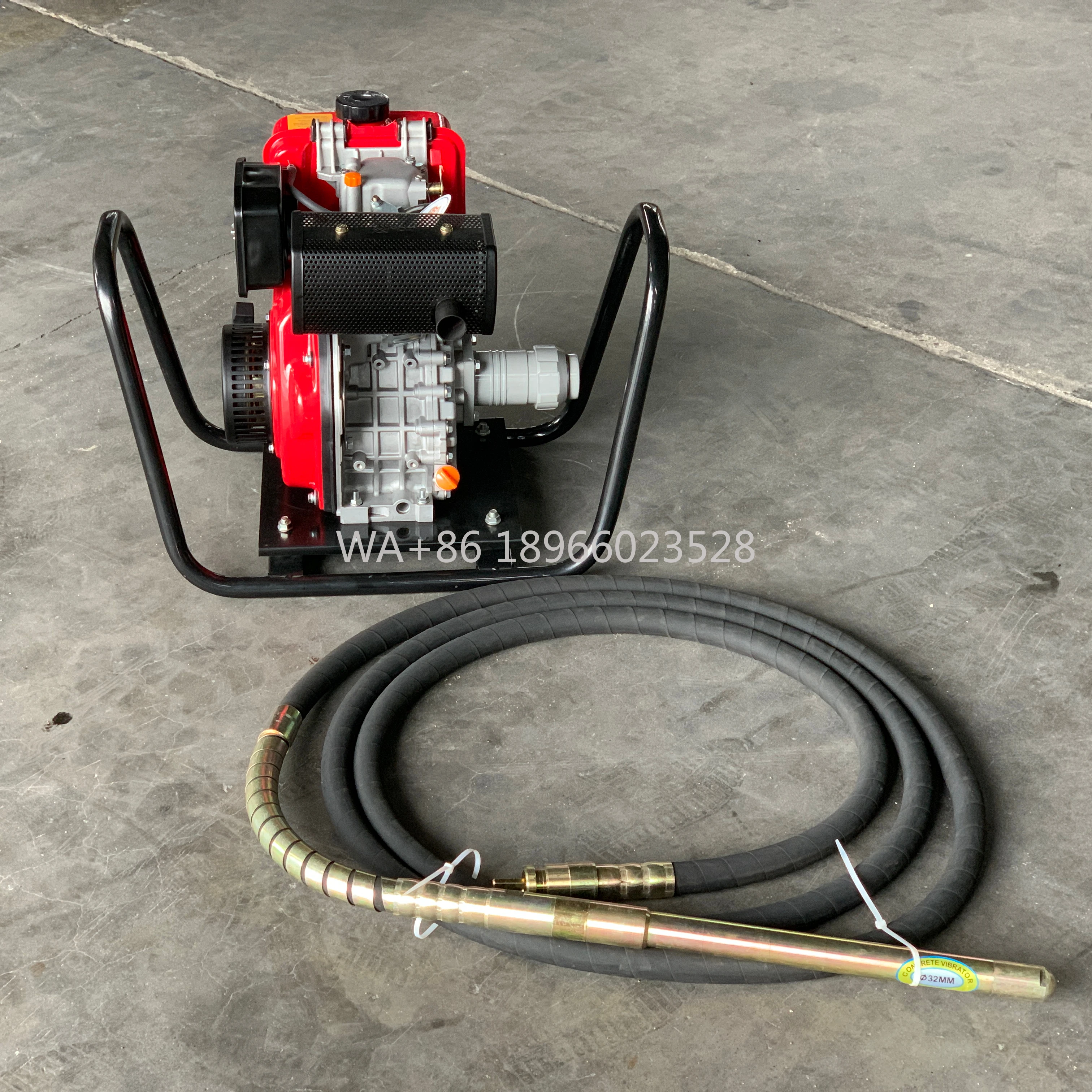 Concrete Poker Diesel Power Poker Concrete Vibrator Machine With Vibrator Hose