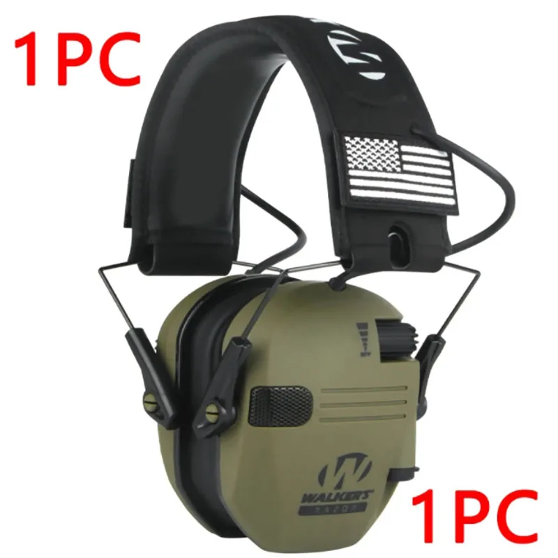 2024 Earmuffs Active Headphones for Shooting Electronic Hearing Protection Ear Protect Noise Reduction Hunting Headphone