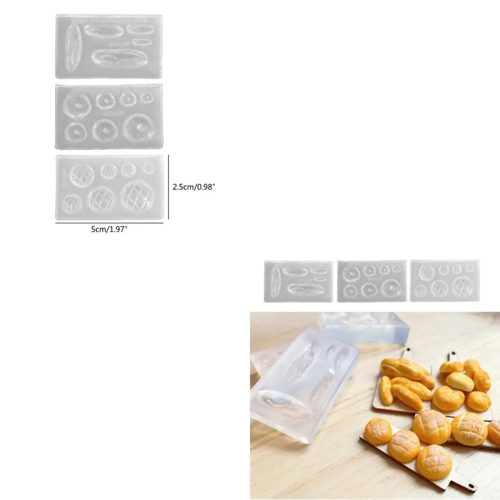 195C Resin Mold Silicone Material Bread Silicone Molds Epoxy Resin Casting Mold