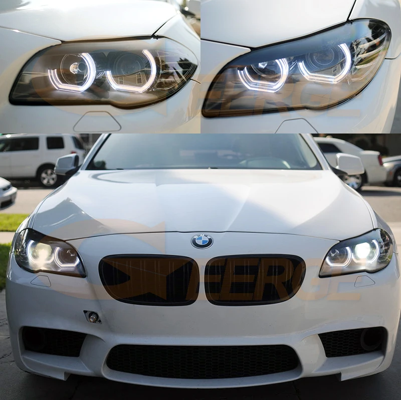 For BMW 5 Series F10 F11 F18 520i 523i 528i 530i 535i M5 Excellent Day Light Turn Signal DTM Style Led Angel Eyes Kit Halo Rings