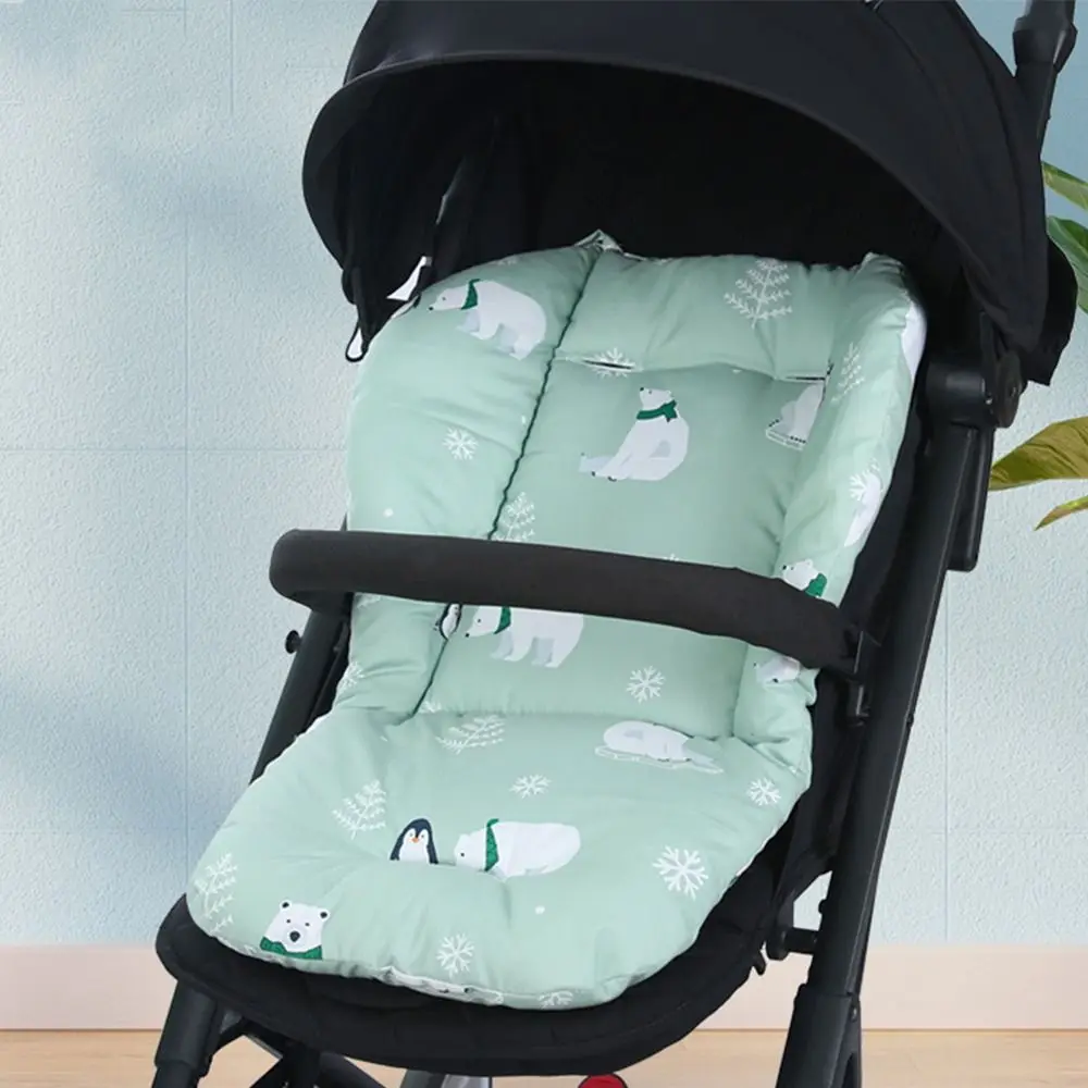 Cartoon Pattern Baby Stroller Cushion Stroller Accessories Seat Liner Pushchair Car Mat Car Seat Baby Seat Cushion