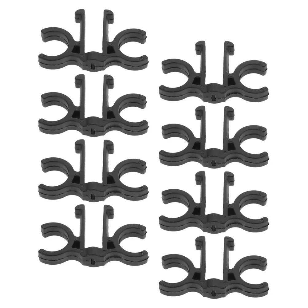 

8pcs Trekking Pole Buckle Plastic Clips Accessories Hiking Fastener Holder PVC Stick Walking Attachment Connectors Replacement
