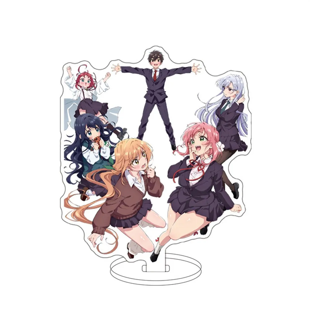 Anime The 100 Girlfriends Who REALLY Love You 15cm Acrylic Stand Model Cosplay Characters Ornament  Accessories Goods gift