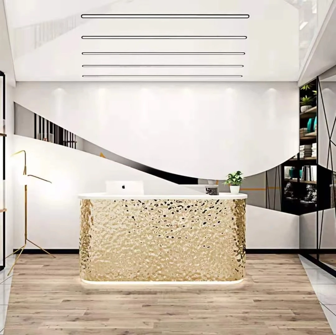 

* Customs Made Popular Latest Design Reception Counter Front Desk