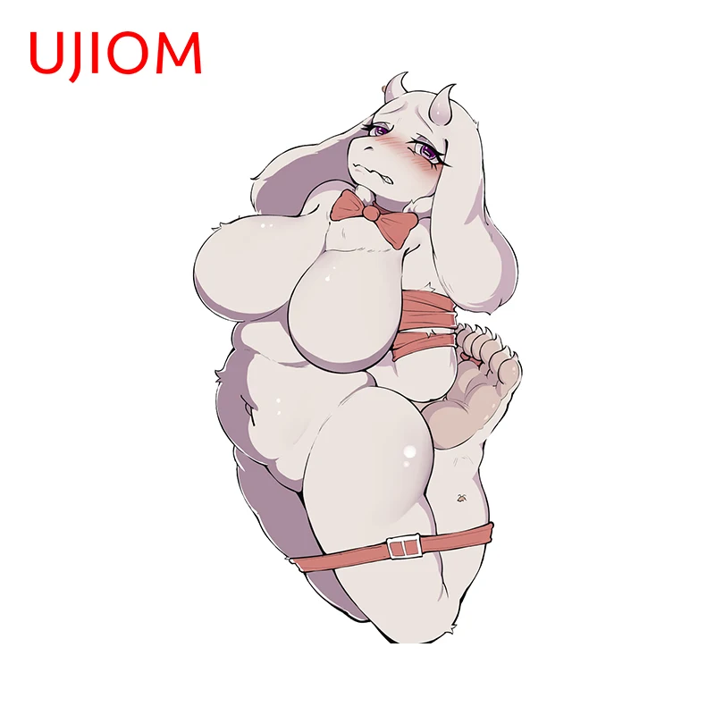 UJIOM 13cm X 7.5cm Sexy Toriel Undertale Binding Art Anime Girl Wall Stickers Bedroom Tile Decal Wardrobe Home Accessories