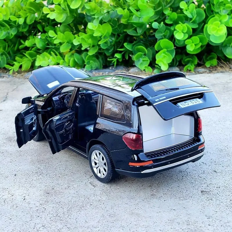 1:32 GL500 Legierung Auto Modell Diecast Spielzeug Simulation Auto Zurückziehen Sound Licht Für Kinder Geschenke Junge Spielzeug Fahrzeug Sammlung