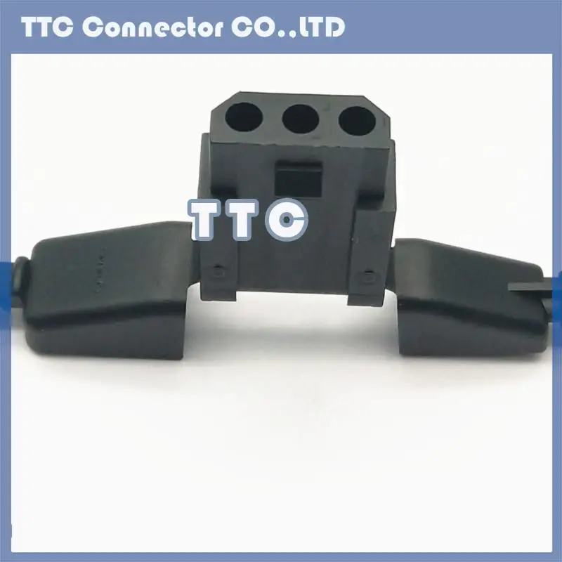 

5pcs/lot 3-core black rectangular connector with tail clip SMS3RDH1 SMS3RDH-1