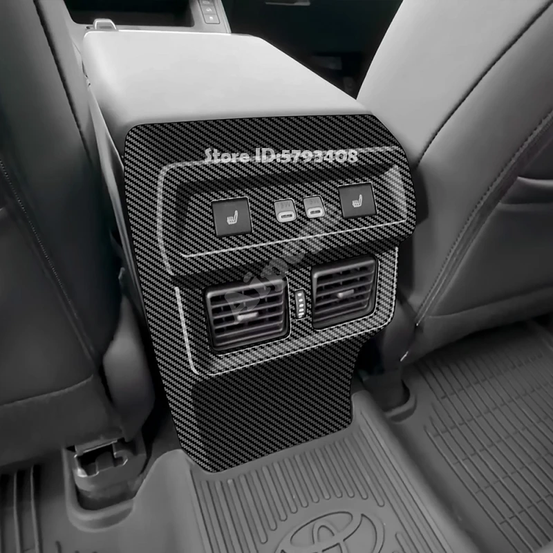 LHD RHD For TOYOTA RAV 4 RAV4 XA60 2026 2027 ABS Carbonfiber Door Handle Bowl Window Lift Switch Shift Panle AC Vent Cvoer