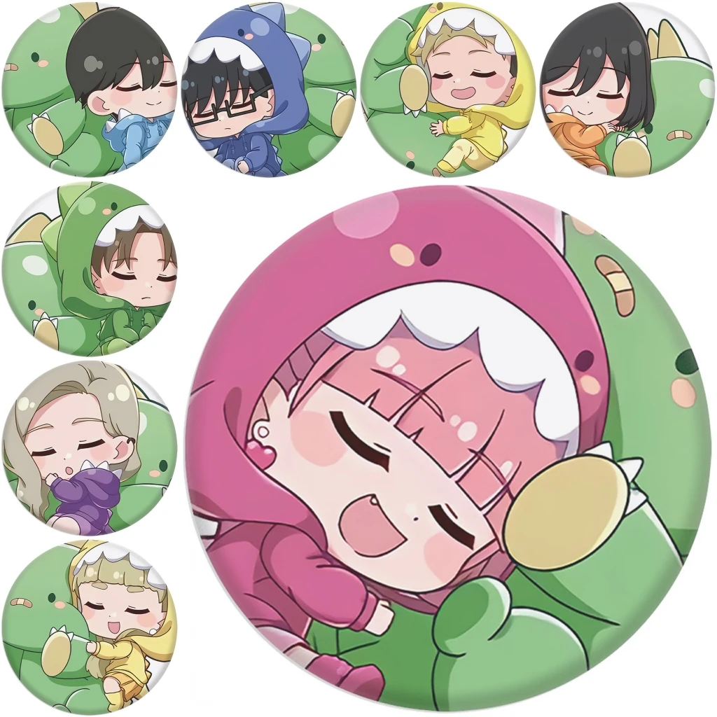 

58 мм аниме Seihantai na Kimi to Boku The Opposite You and Me, значок для косплея, булавка SPTE, жесть, брошь, реквизит, рождественская девушка