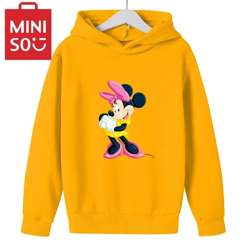 Boys And Girls Casual Spring Long Sleeve New Cartoon Printed Autumn Streetwear Fashion Trend Kids Sweatshirts Hooded Anime Tops