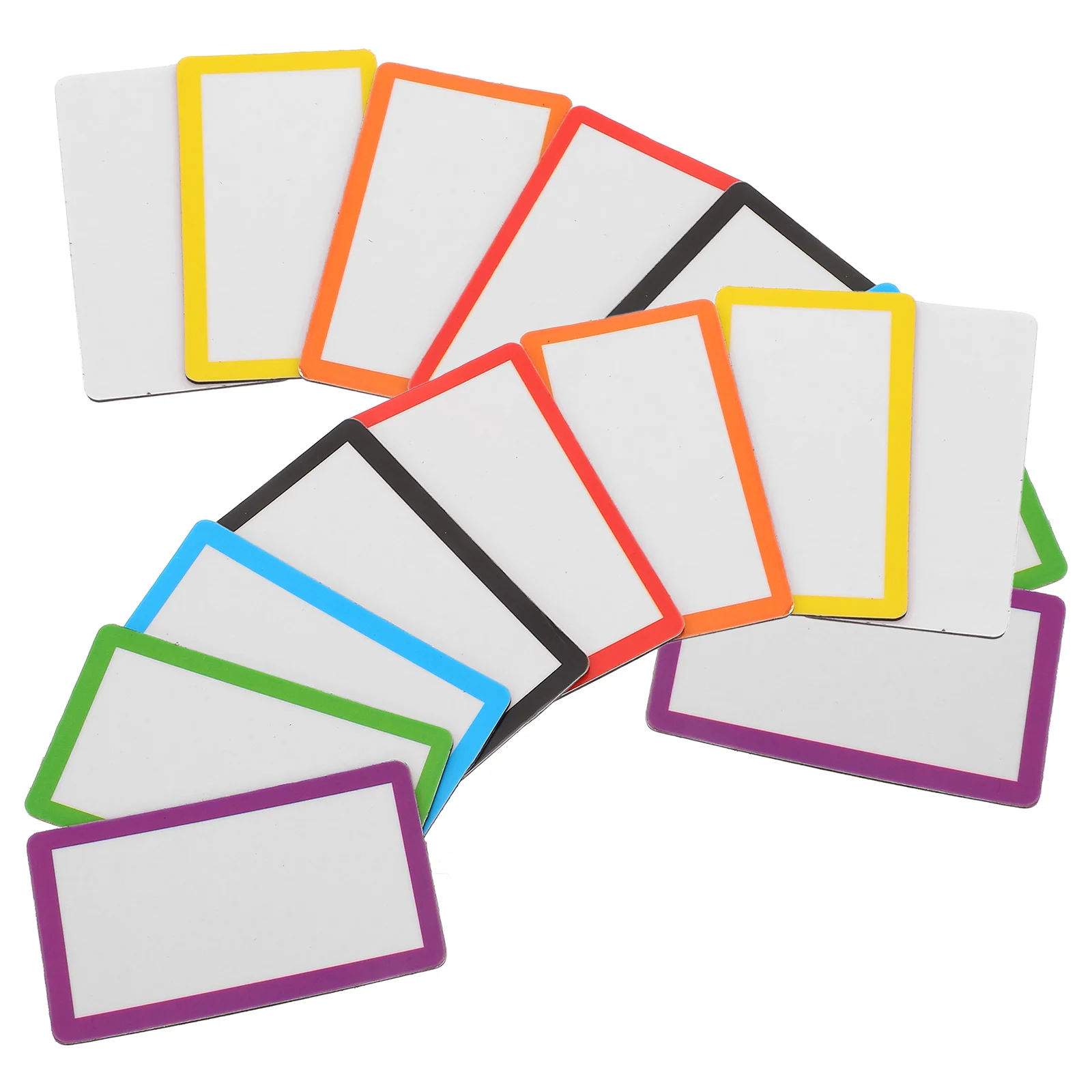 

40 Pcs Magnetic Name Tape Colored Tags Colorful Labels Stickers Small Dry Erase Dots Plates Fridge Write Board Plain Blank