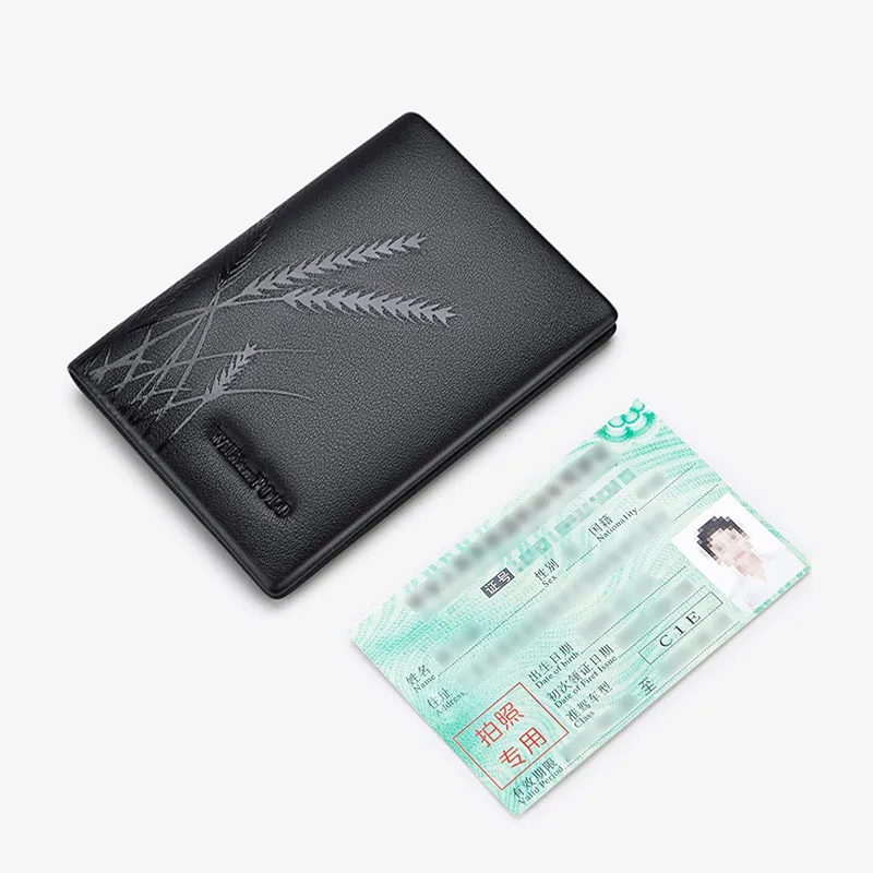 Light and Thin Small Card Bag Men's Driver's License Holder New Bank Card Receiving Card Holder Chinese-Style Wheat Ear