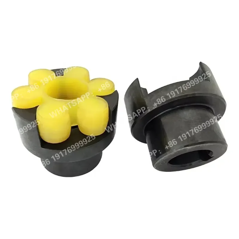 Flexible Steel Rubber Elastic Spiders Coupling for Industrial Motor Spindle Drive with High Stability