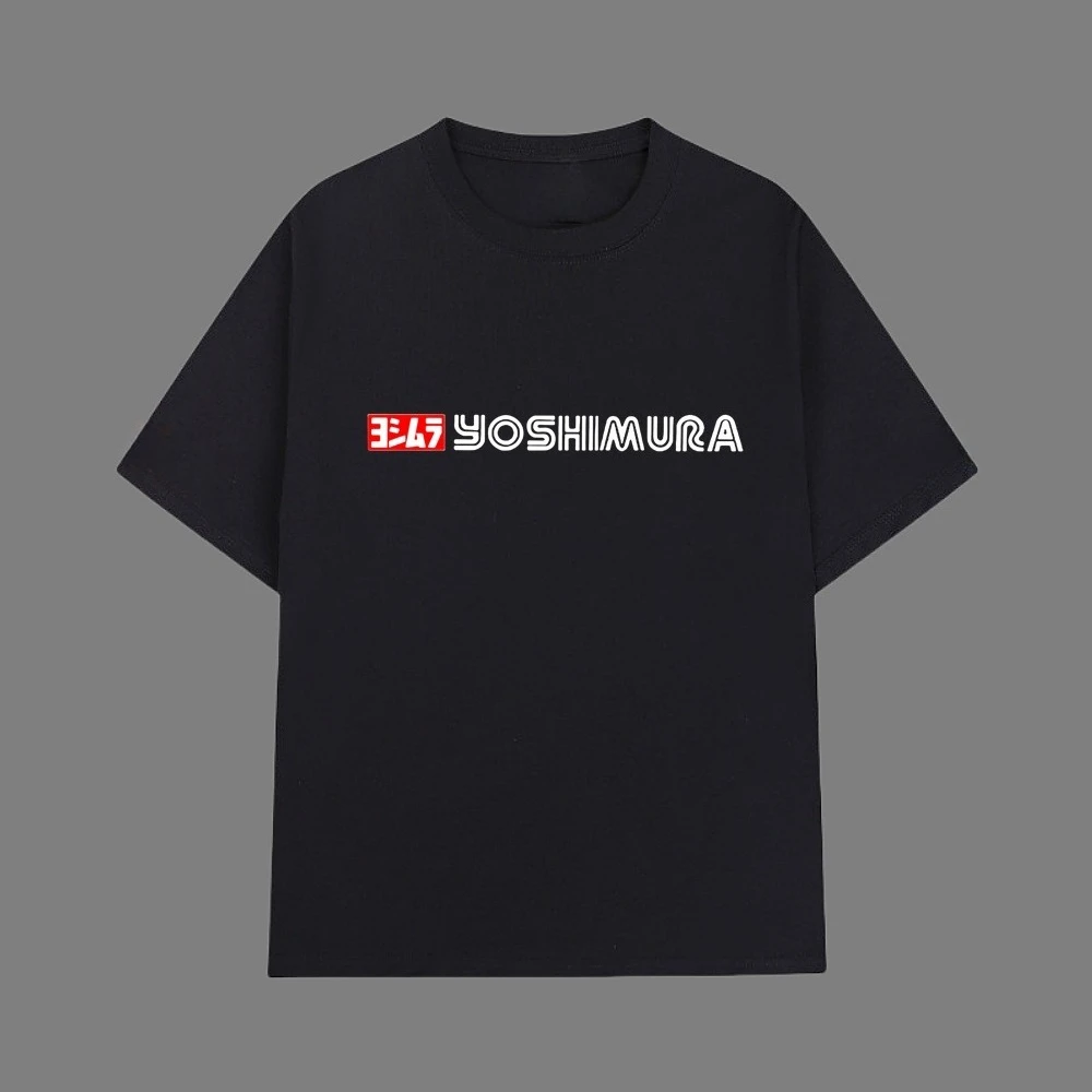 

Yoshimura Biker Motorcycle Rider Printed T-shirt Summer Cotton Street Wear Short Sleeve Casual Round Neck T-shirt Men's Wear