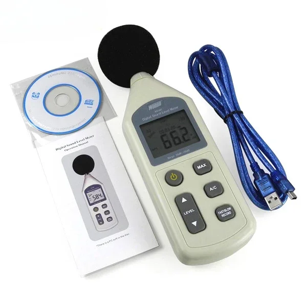 

High-precision Noise Meter Decibel Noise Meter Sound Tester Sound Size USB Connection Computer WS1361