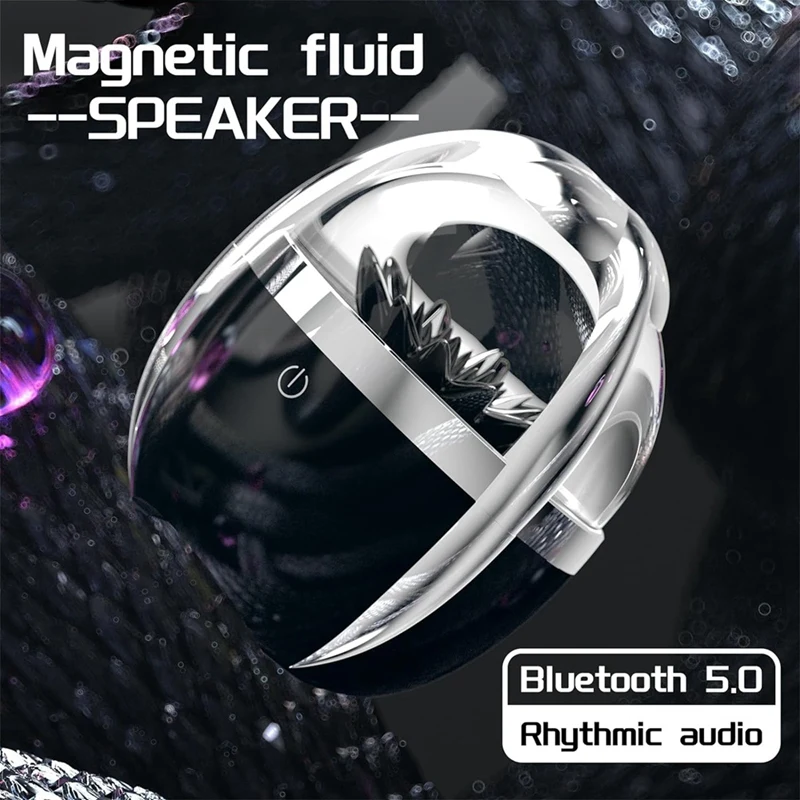 GTBL Magnetic Fluid Speaker,Music Comes To Life With Dancing Magnetic Fluid, Venoms Bluetooth Speaker,Bluetooth 5.0