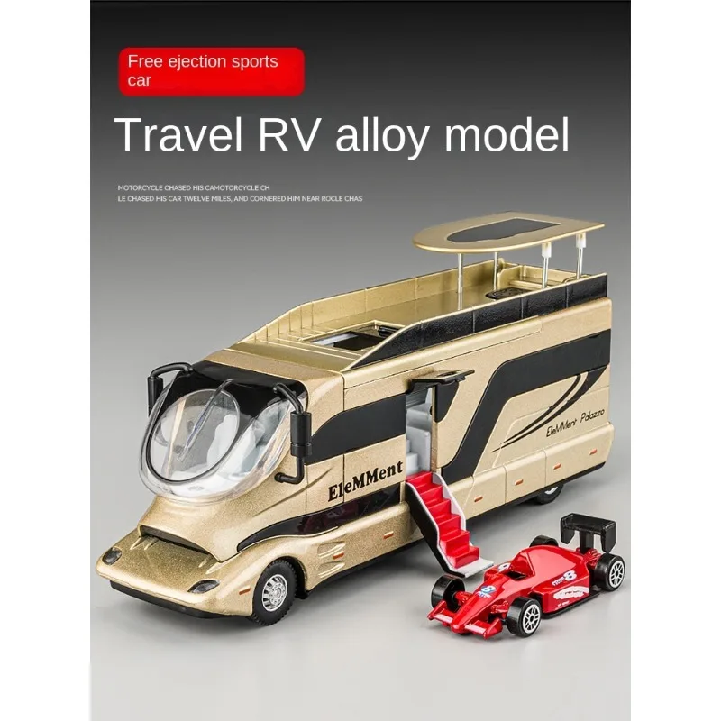 

Luxury Large Fashionable Future Technology Sense Travel RV Camping Convertible Truck Bus Model Boys Toy Luxury Gift