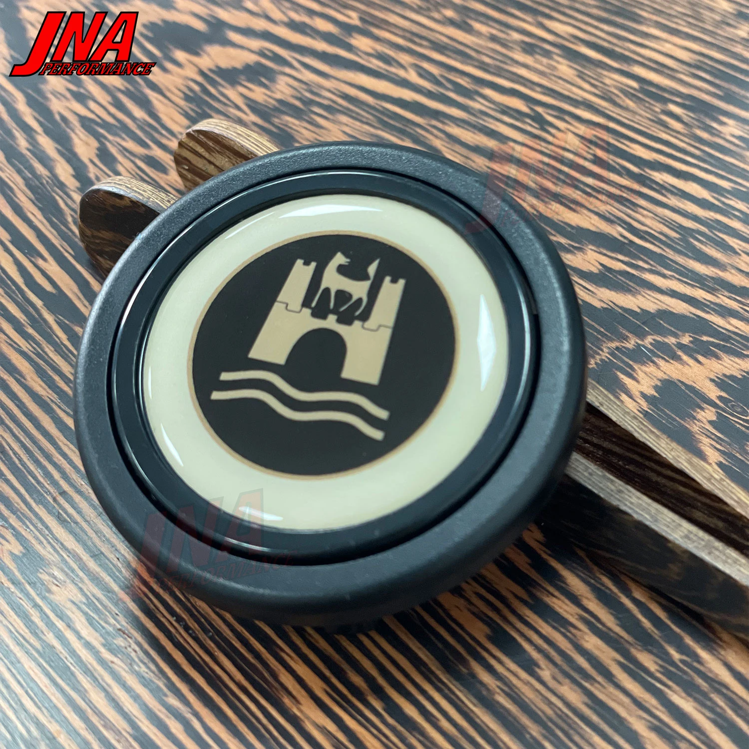 JDM Classic Wolfsburg Horn Button Steering Wheel Horn Push Cover for Volkswagen VW Beetle PC-HB60