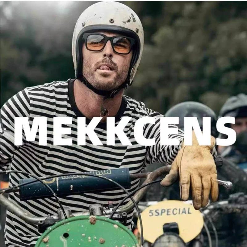 

Vintage Cruise Men Women Motorcycle Half Helmet Motorbike Lightweight Shell Fiberglass Open Face Helmet Four Seasons Casco Moto