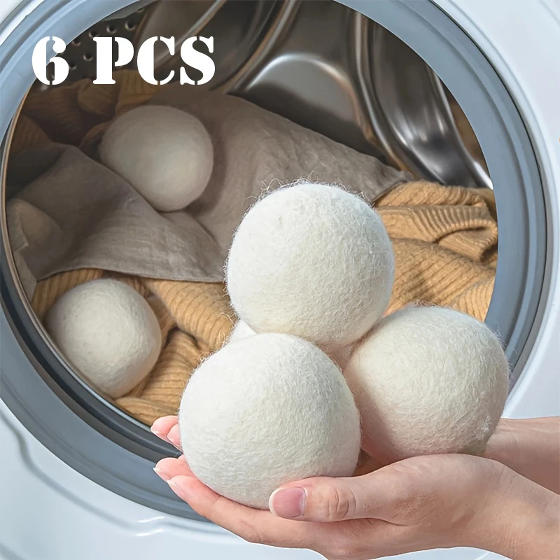 Laundry Drying Balls Anti-Tangle Quick-Dry Dryer Balls for Delicates Down Jackets Wrinkle Prevention Durable Textured Design