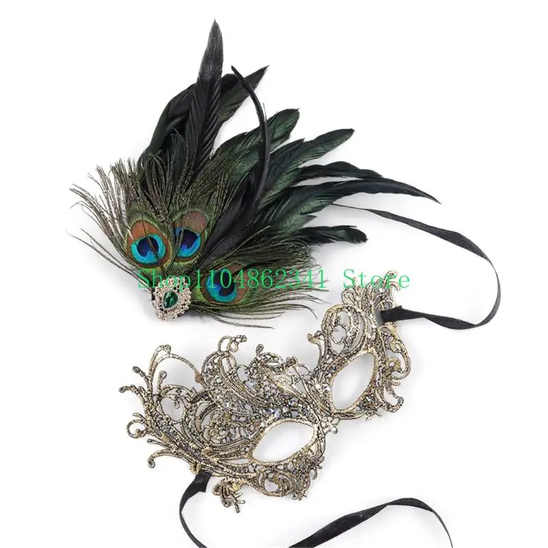

5asd Venetians Mask Eye mask Half Face Mask Halloween Mask for Masquerades Prom