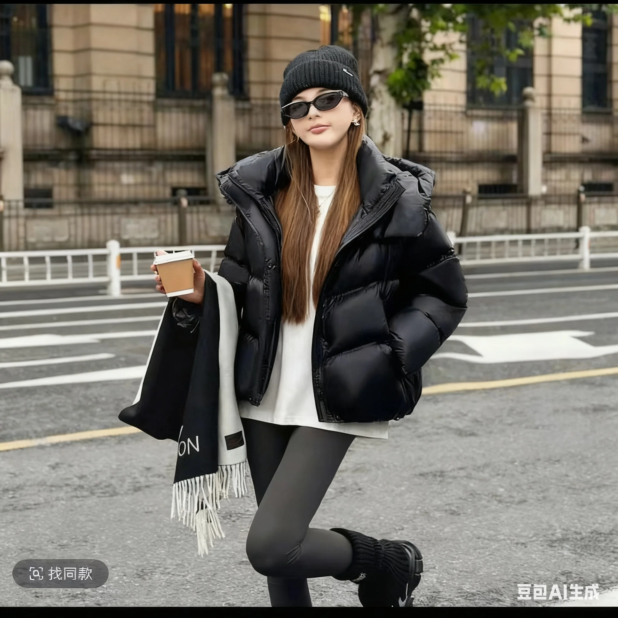 سترة فضفاضة عصرية بنمط جديد لخريف وشتاء، دافئة، أنيقة مع غطاء للرأس، عصرية، كاجوال ومتعددة الاستخدامات