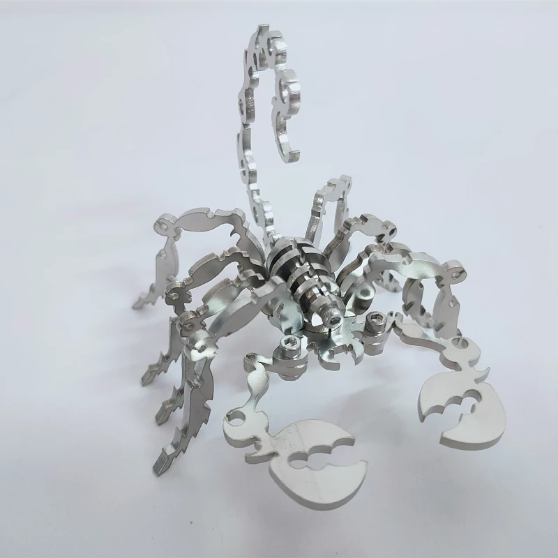 MOKR Small Scorpion 3D Metal Puzzle Brain Teaser Puzzles For Adults Christmas Birthday Gifts DIY Model Kits
