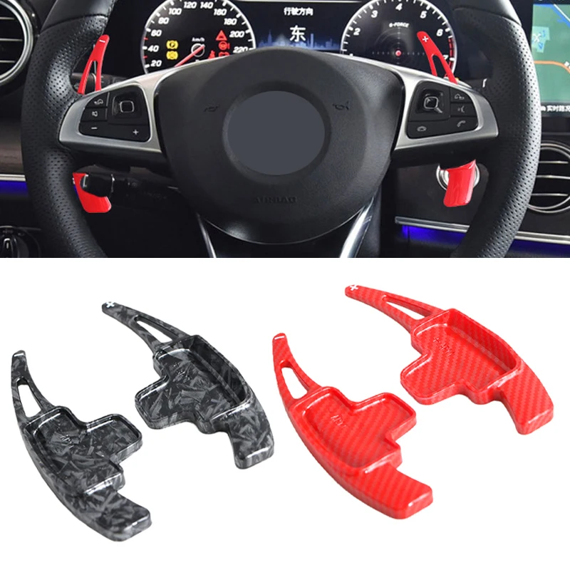 For Mercedes Benz A B E GLK GL SLK R M Class Car Steering Wheel Shift Paddle Shifter Extended ABS Extension  Auto Accessories