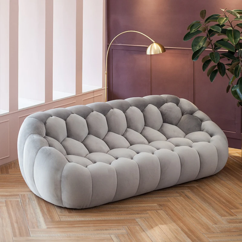 Light Luxury Lazy Bean Bag Small Apartment Living Room Bedroom Sofa Fabric