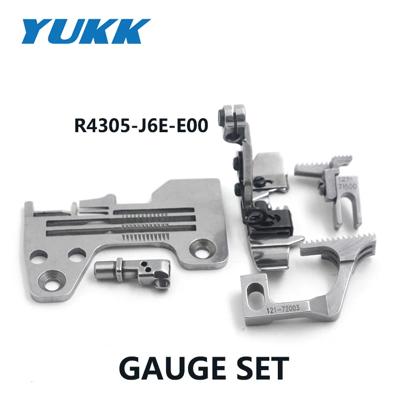 Industrial Sewing Machine For JUKI MO-3914 MO-3915 R4305-J6E-E00 Machine Oversealing Machine Parts Feed Dog Gauge Set