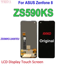 Original LCD For ASUS Zenfone 8 ZS590KS ZS590KS-2A007EU I006D LCD Display Touch Screen Digitizer Assembly For ASUS ZS590KS LCD