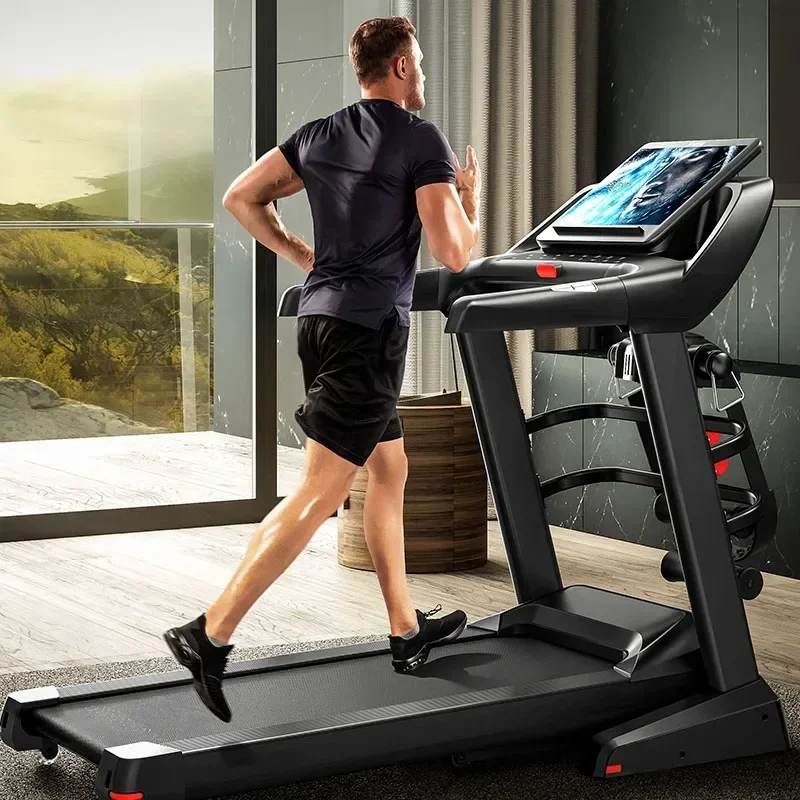 

【Best-selling】Home Use Electric Folding Treadmill 2.5hp Sport Gym Equipment Training Body Strong Cardio Training Commercial Tre