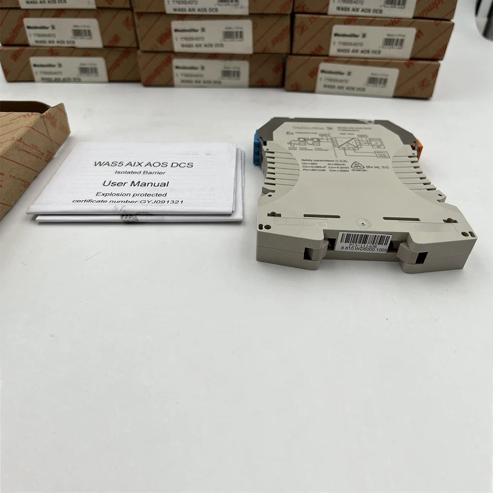 For Weidmuller 7760054072 WAS5 AIX AOS DCS Analog Input Safety Barrier Module